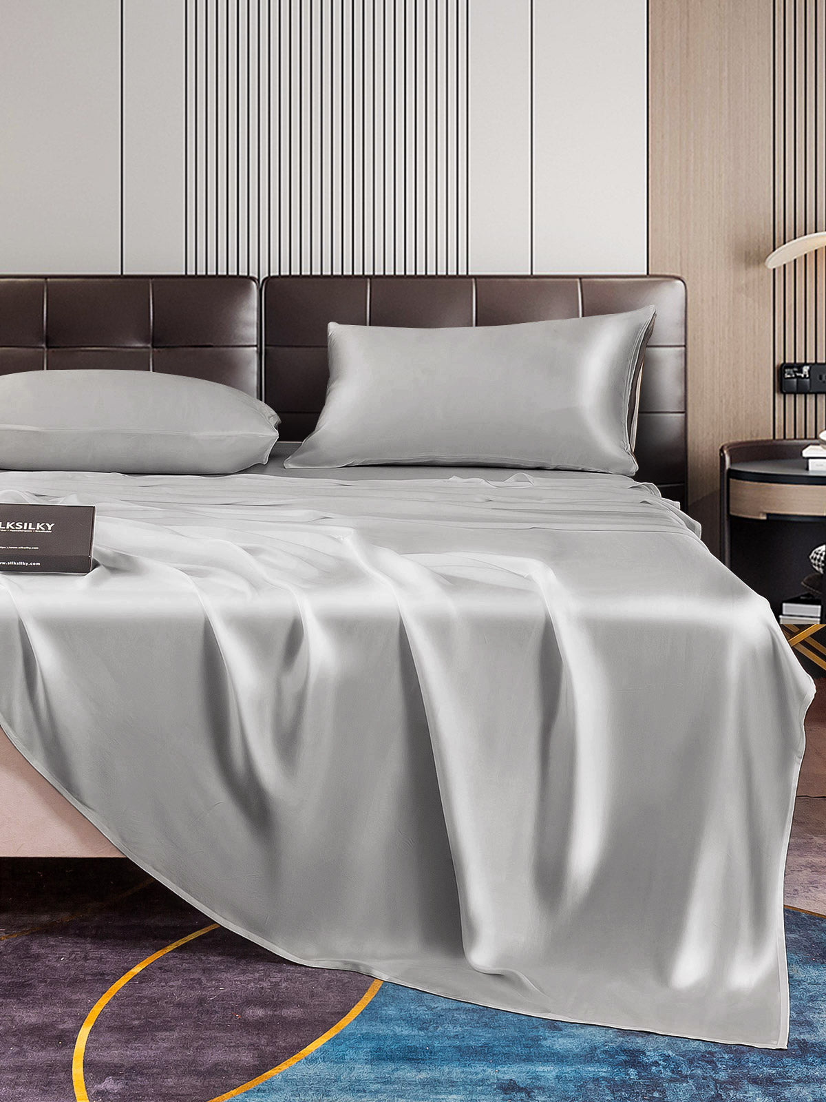 [Argento] SilkSilky-IT 22Momme Seta pura Bedding Set 006