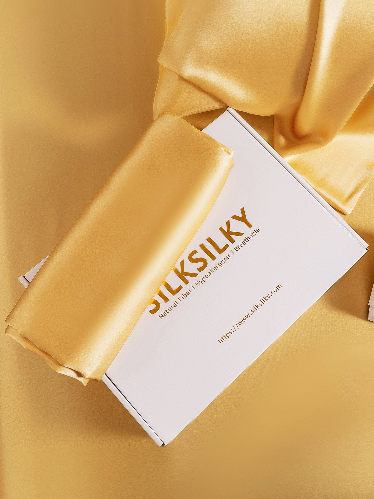 [Champagne] SilkSilky-IT 22Momme Seta pura Pillowcase 006