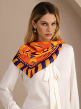 [Cane Arancione] SilkSilky-IT Scarf 002