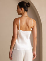 [Bianco] SilkSilky-IT Sleeveless V Neck Cami 002