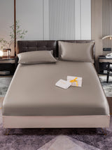 [Grigio] SilkSilky-IT 22Momme Set di biancheria da letto 001