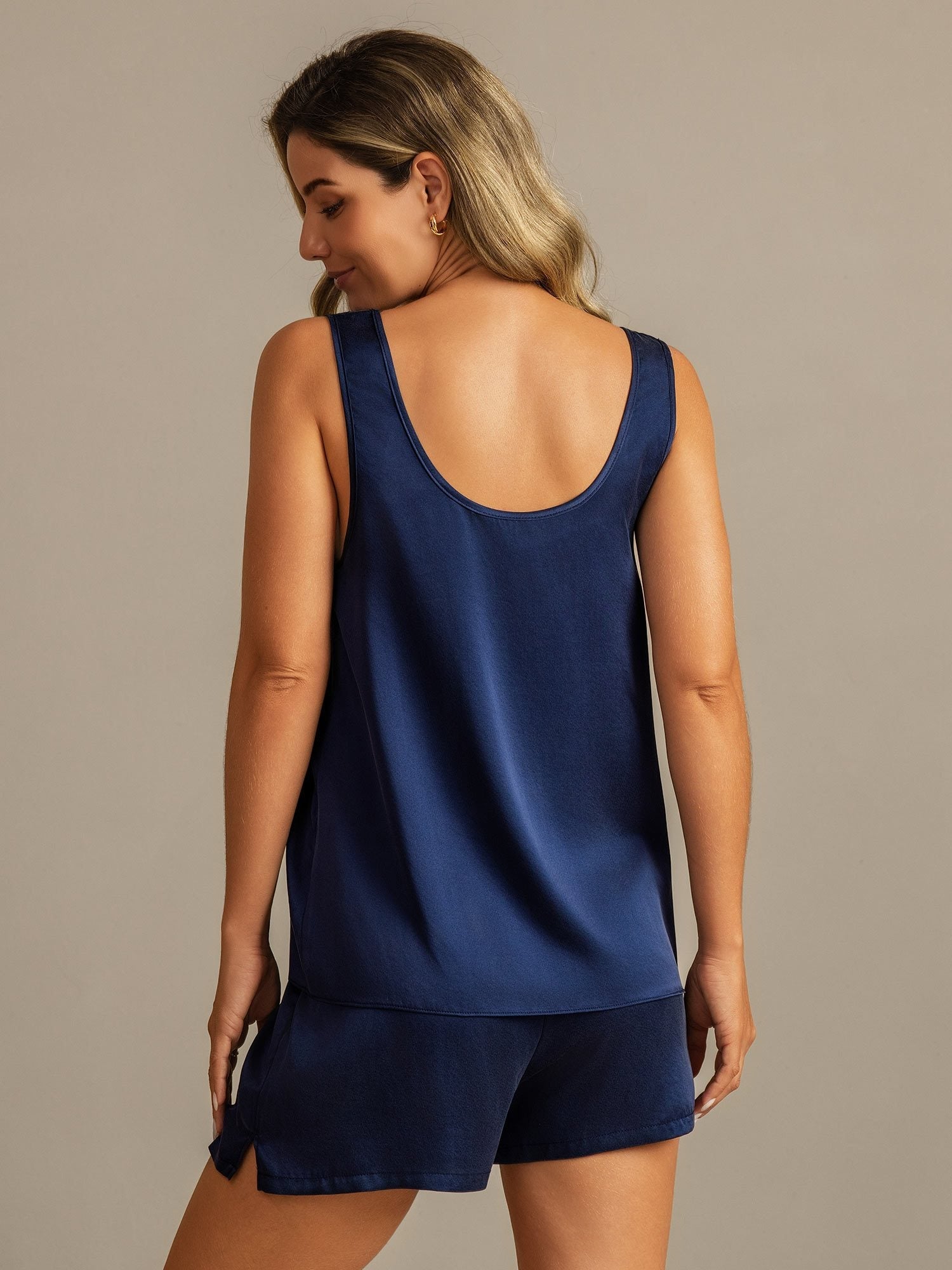 [BluScuro] SilkSilky-IT 19Momme Seta Womens Pajamas 002