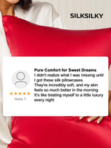 [Blu Scuro] SilkSilky-IT 19Momme Seta pura Pillowcase 003