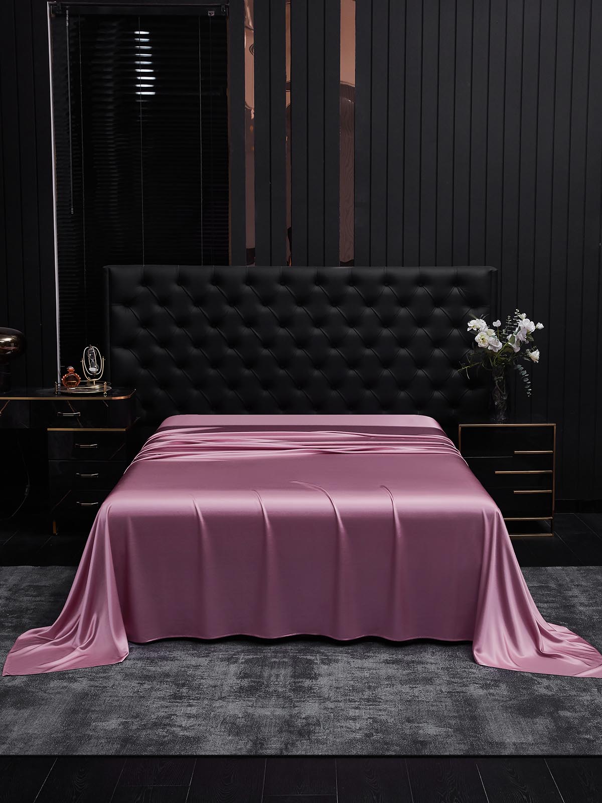 [Orchidea Malva] SilkSilky-IT 22Momme Seta pura Sheet 001