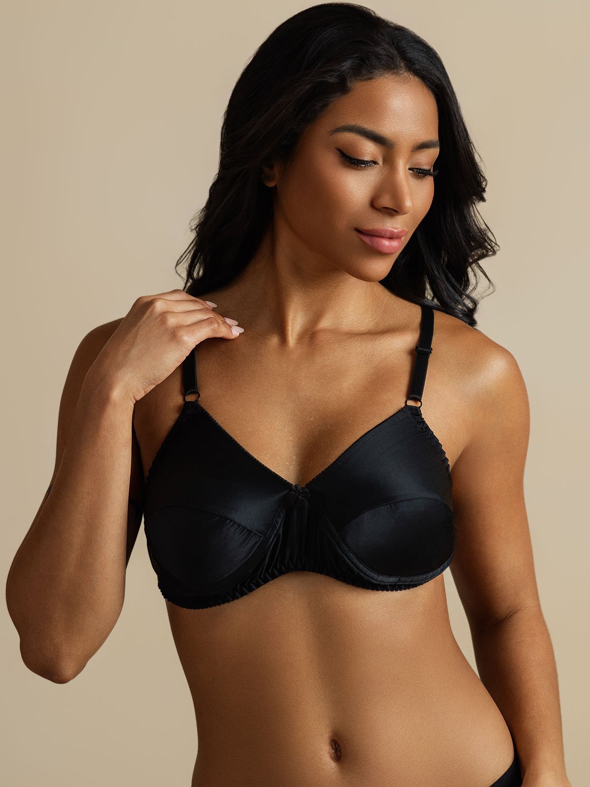 [Nero] SilkSilky-IT Seta pura Bra 007,