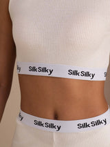 [Bianco] SilkSilky-IT Sleeveless Crew Neck Women's Outfit Sets 005