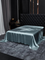 [Blu Grigiastro] SilkSilky-IT 19Momme Lenzuoli 001
