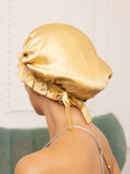 SilkSilky-IT Seta pura Sleep Cap Champagne 004