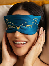 [Verde Acqua] SilkSilky-IT Seta pura Eye Mask 002