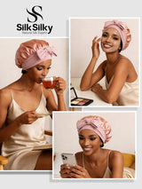 [Rosa] SilkSilky-IT Cuffia di seta 005