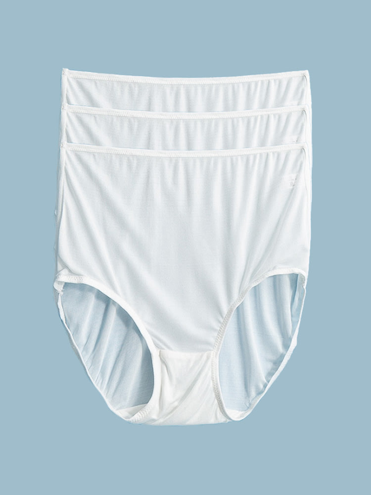[Bianco] SilkSilky-IT Maglia di seta Panty 003