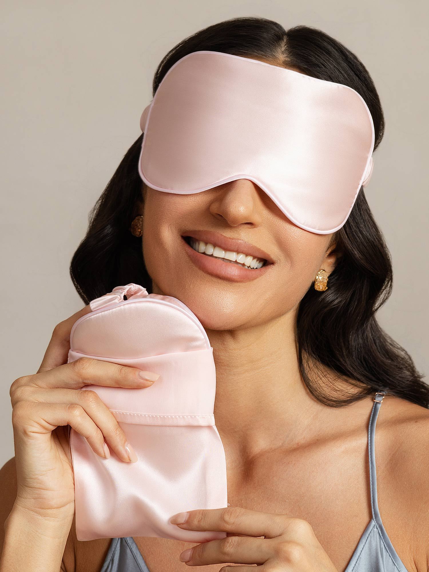 [Rosa] SilkSilky-IT Seta pura Eye Mask 001