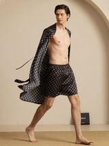 [Catena Nera] SilkSilky-IT Long Sleeve Pigiami da uomo 005
