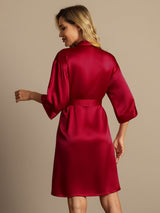 [Vino] SilkSilky-IT 3/4 Sleeve Vestaglia da donna 002