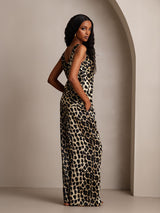 [Leopardo] SilkSilky-IT Seta pura Camisole Set 002,
