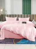 SilkSilky IT 25Momme Seta pura Bedding Set Rosa 001