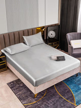 [Argento] SilkSilky-IT 22Momme Set di biancheria da letto 002