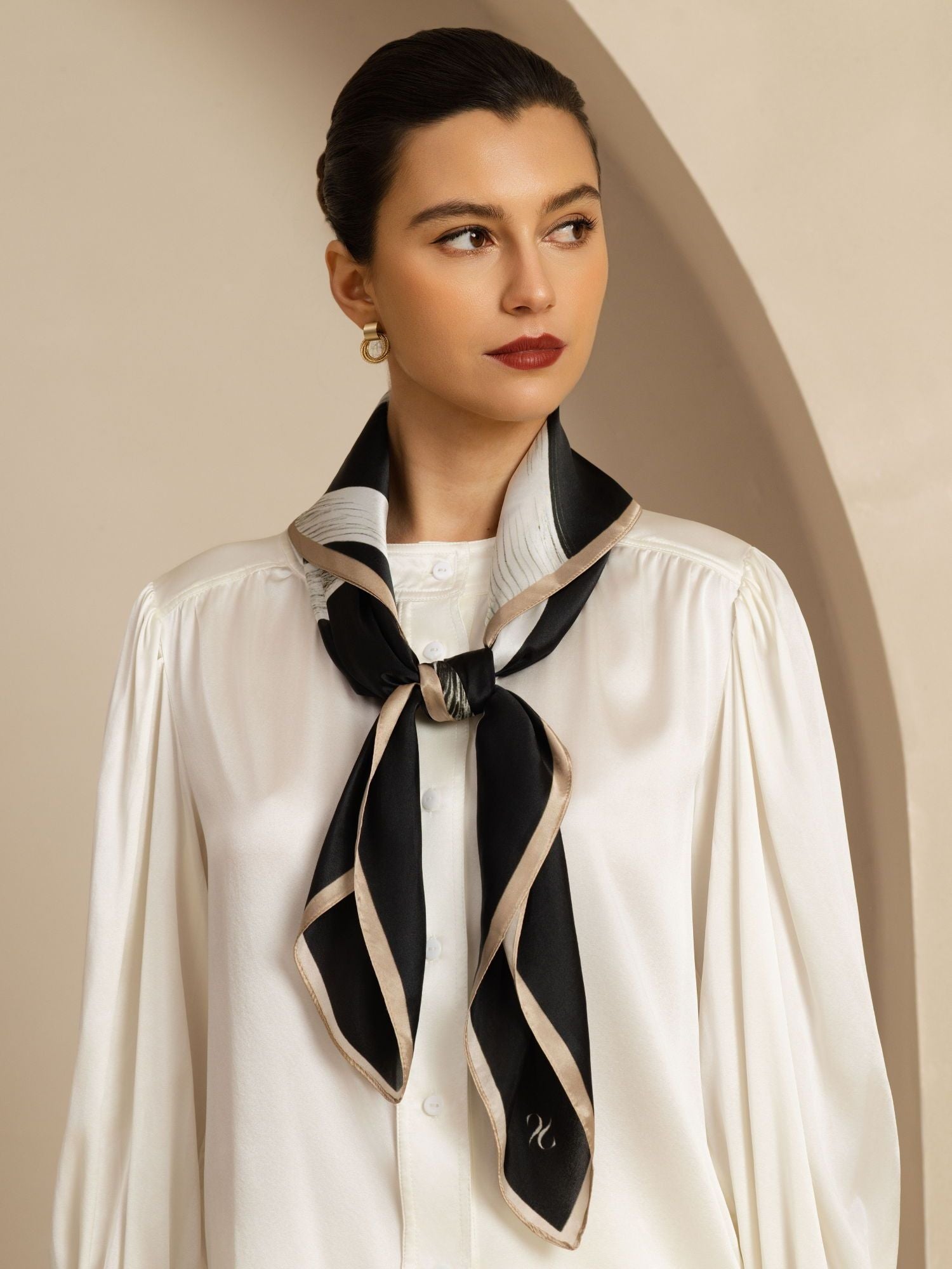 [P106] SilkSilky-IT Pure Silk Scarf 004