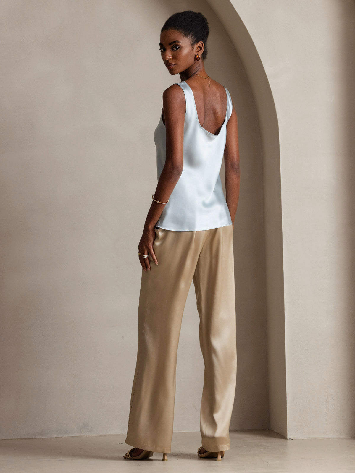 [Azzurro] SilkSilky-IT 19Momme Seta Camisoles 002