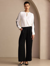 [Nero] SilkSilky-IT Womens Pants 006