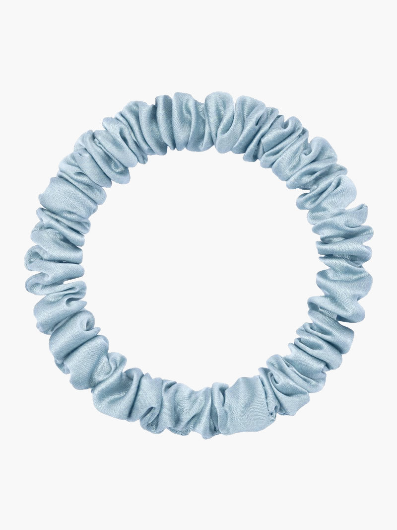[Cielo Blu] SilkSilky-IT 19Momme Seta pura Scrunchie 004