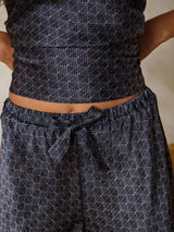 [Ginkgo Blu Navy] SilkSilky-IT Sleeveless V Neck Set di Bretelle 006