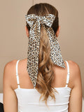 SilkSilky-IT 19Momme Seta pura Scrunchie Leopardo 004