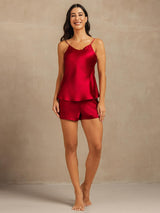 [Vino] SilkSilky-IT Sleeveless V Neck Set di Bretelle 007