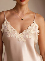 [Rosa] SilkSilky-IT Sleeveless V Neck Cami 004
