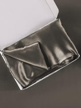 [Grigio Scuro] SilkSilky-IT 30Momme Seta pura Pillowcase 006