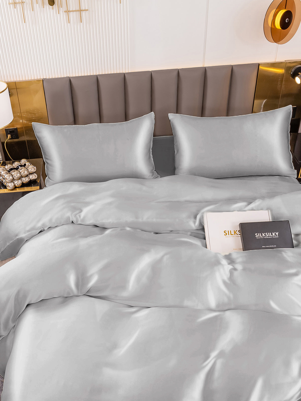 [Argento] SilkSilky-IT 19Momme Seta pura Bedding Set 004