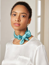 [Verde Acqua] SilkSilky-IT Sciarpa 005