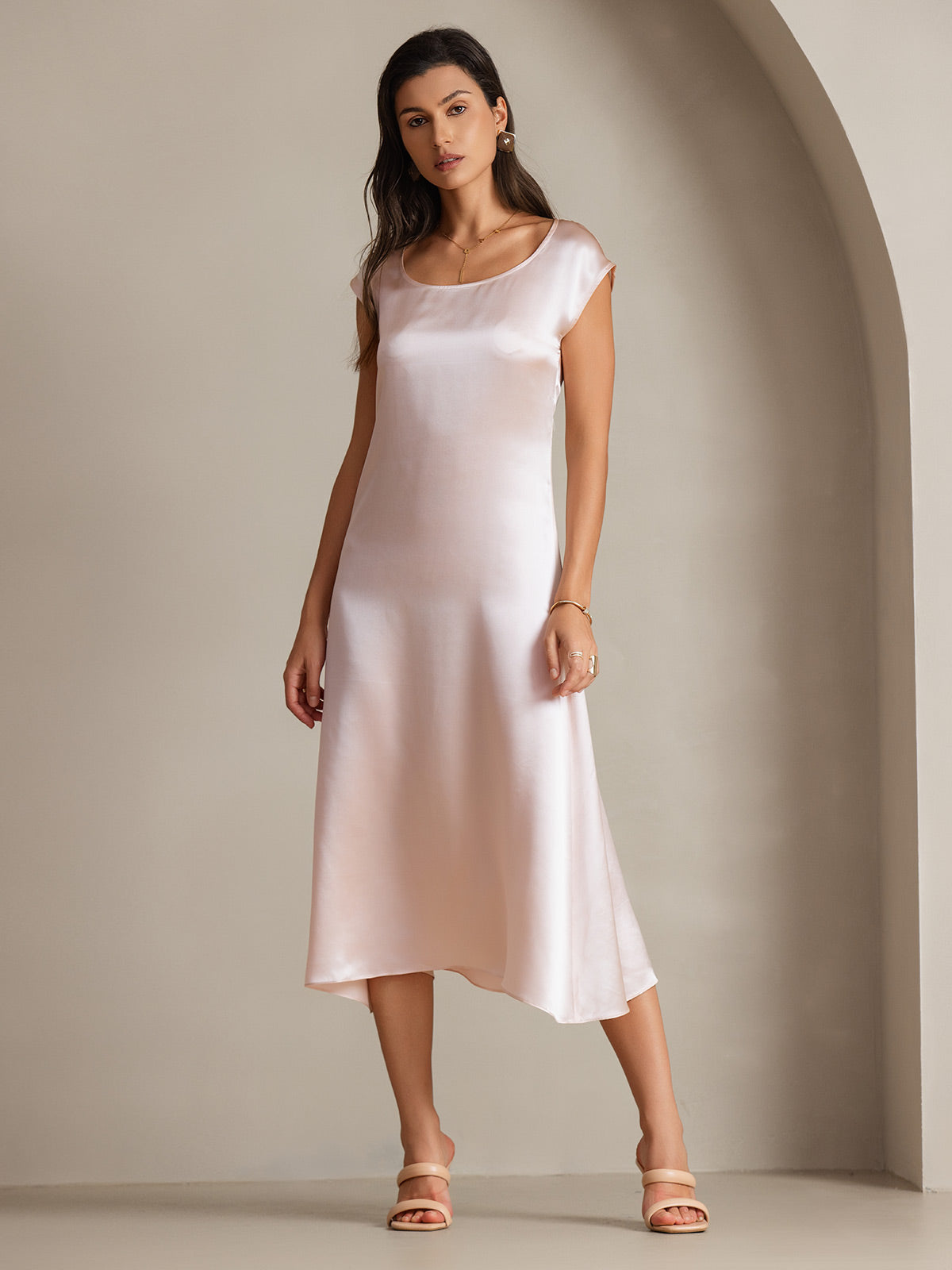 [Rosa] SilkSilky-IT 19Momme Seta Dress 006