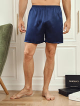 [Blu Scuro] SilkSilky-IT Mens Sleep Bottoms 003