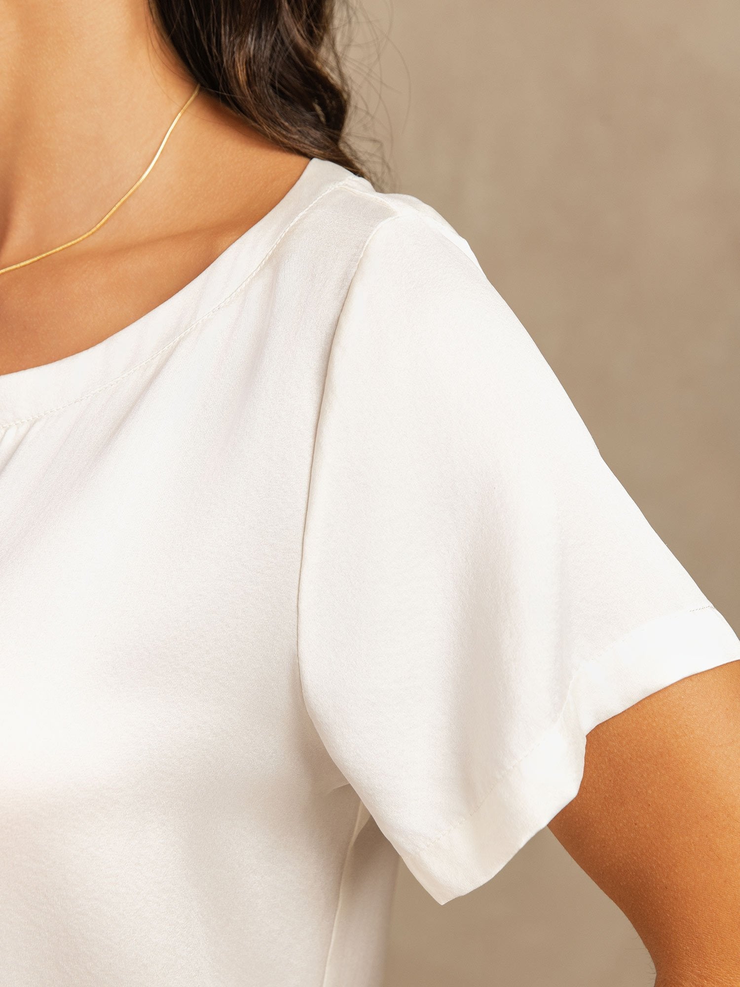 [Bianco] SilkSilky-IT 19Momme Seta Womens Pajamas 004