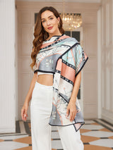 [P030] SilkSilky-IT Seta pura Scarf 004,
