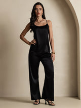[Nero] SilkSilky-IT Spaghetti Strap Cami 006