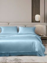 [Azzurro] SilkSilky-IT 19Momme Set di biancheria da letto 001