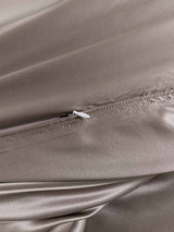 [Grigio] SilkSilky-IT 19Momme Set di biancheria da letto 006