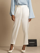 [Bianco] SilkSilky-IT 19Momme Seta Womens Pants 001