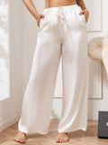 SilkSilky IT Seta pura Womens Pants Bianco 001