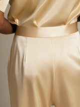 [Champagne] SilkSilky-IT Pantaloni da donna 005