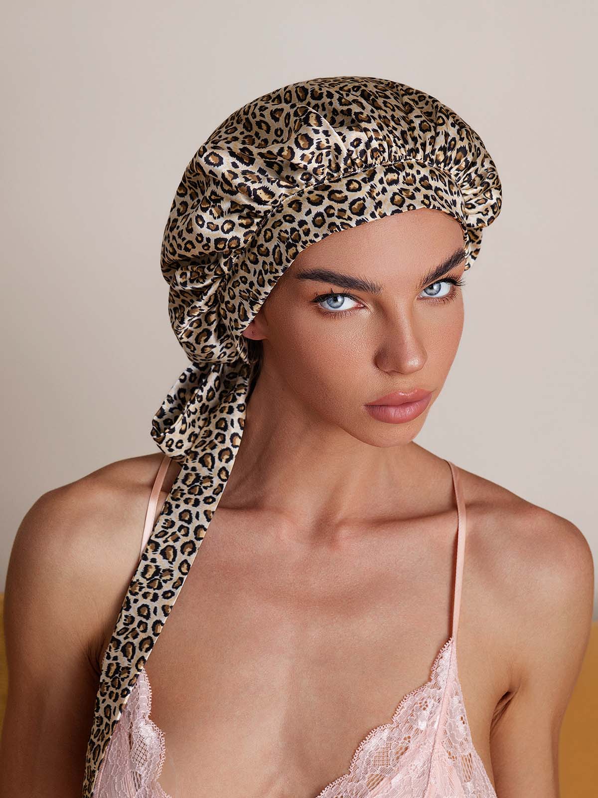 [Leopardo] SilkSilky-IT Seta pura Sleep Cap 006,
