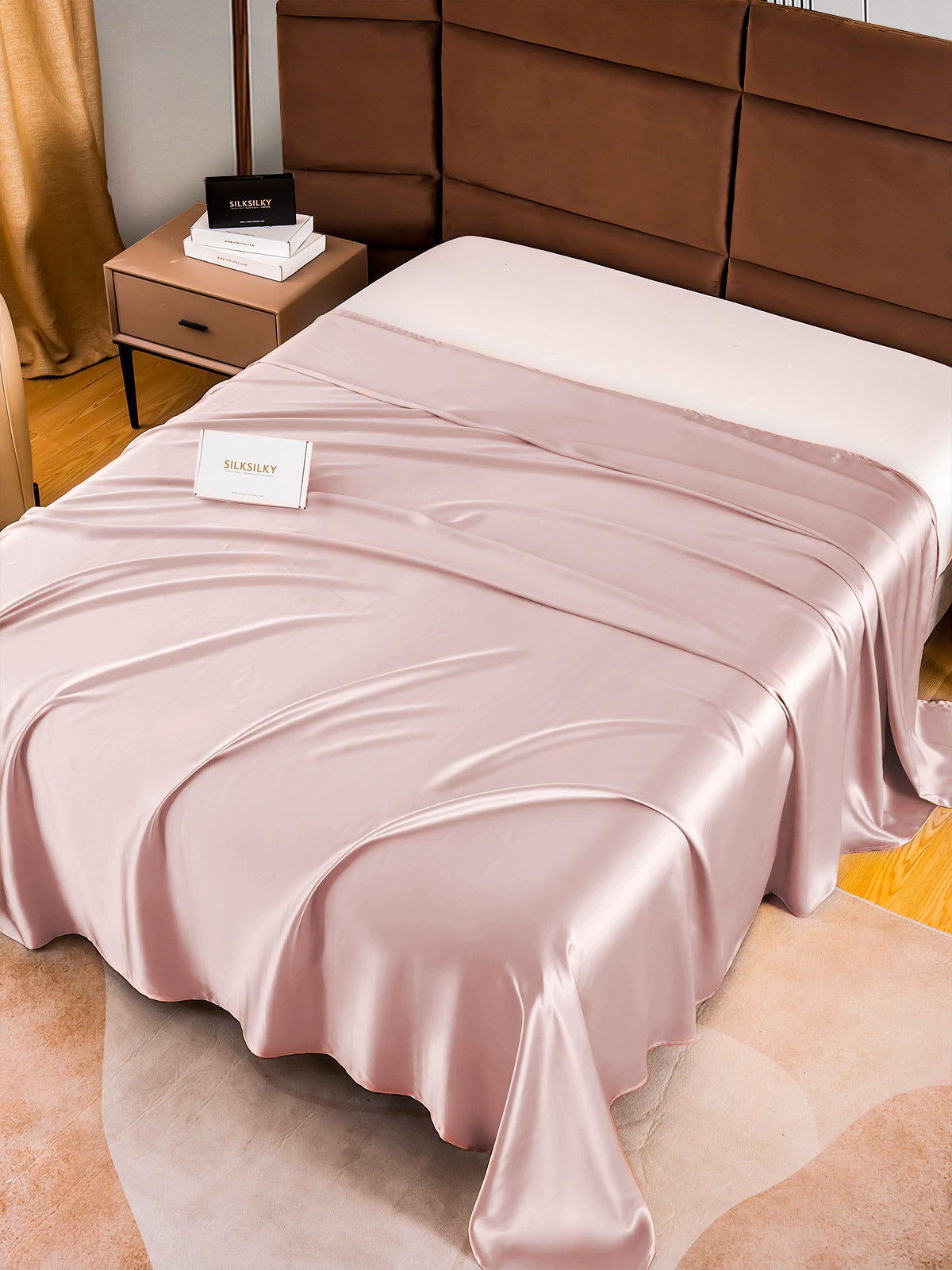 [Malva Pallido] SilkSilky-IT 22Momme Seta pura Sheet 003