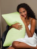 SilkSilky-IT-19Momme-Seta-pura-Pillowcase-Menta-Verde-002