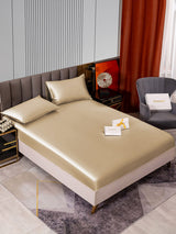 [Beige] SilkSilky-IT 22Momme Set di biancheria da letto 002