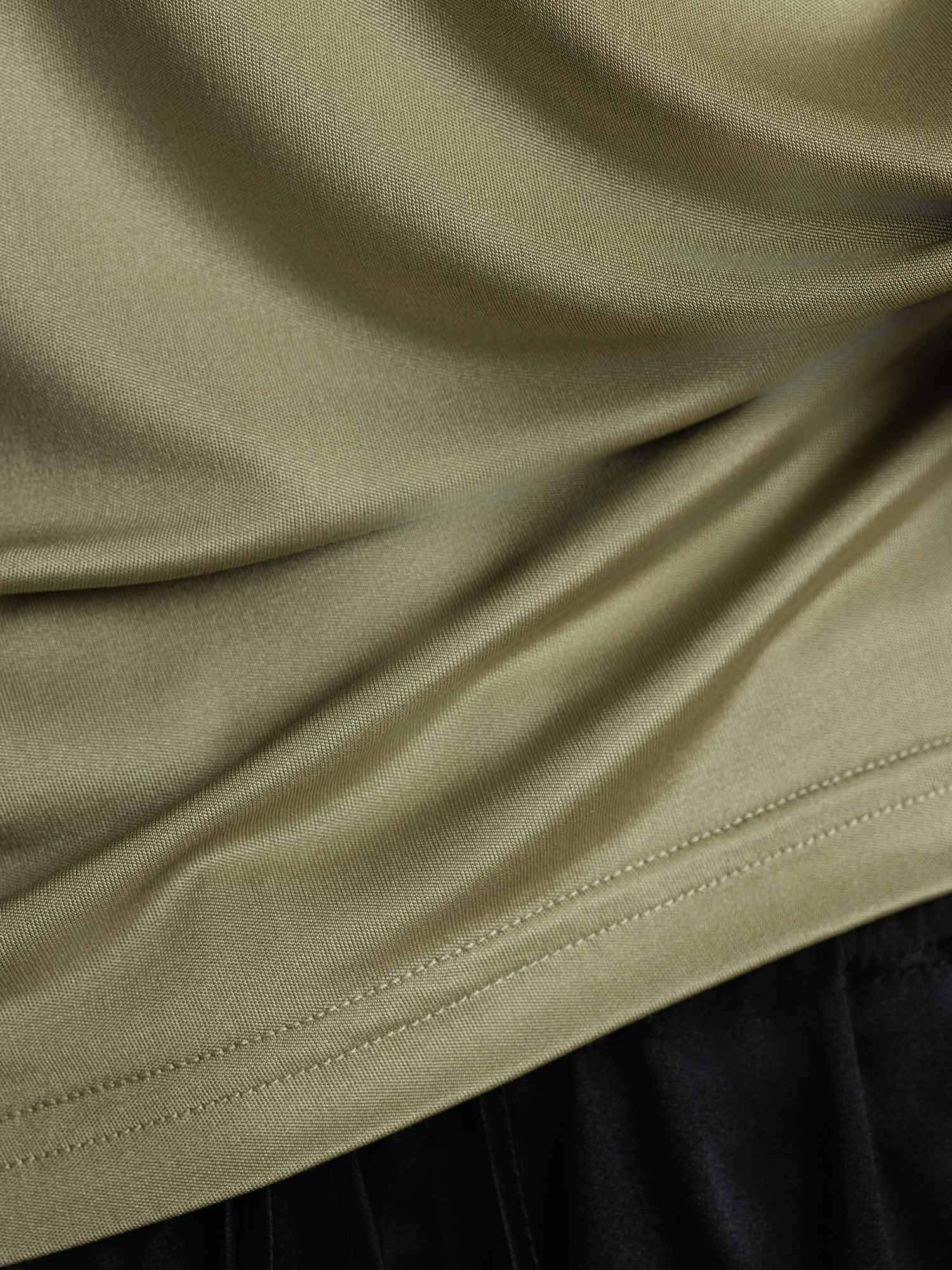 [Erba Secca] SilkSilky-IT Seta pura Colletto risvolto Magliette donna 005