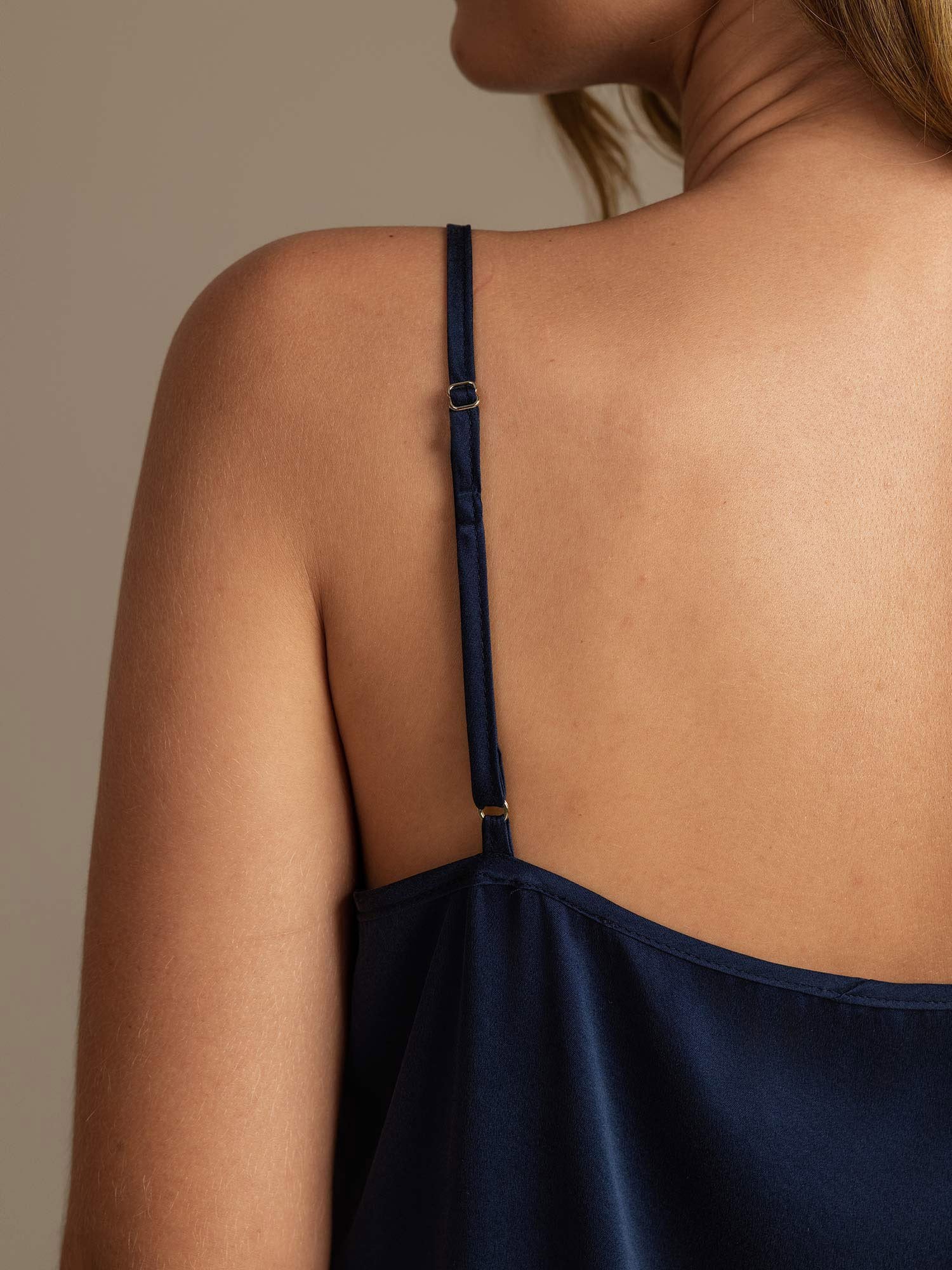 [Blu Scuro] SilkSilky-IT 19Momme Seta Camisole Set 004,