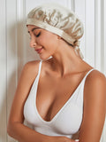 SilkSilky IT Seta pura Sleep Cap Beige 001