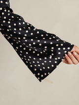 [Pois] SilkSilky-IT 19Momme Seta Bell Sleeve Blouse 006